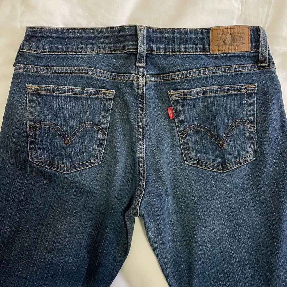 Vintage Levi's 545 Low Boot Cut distressed denim